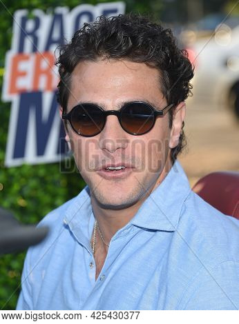 LOS ANGELES - JUN 04: Alberto Frezza arrives for the â2021 Race to Erase MS Drive-In on June 04, 2021 in Pasadena, CA