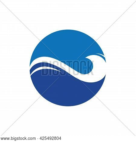 Water Wave Icon Vector