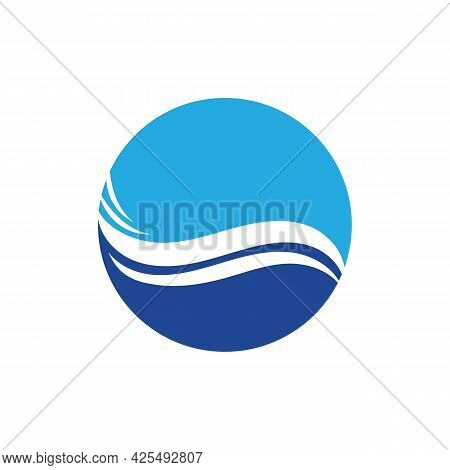 Water Wave Icon Vector