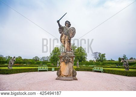 Kuks, Czech Republic - May 15, 2021. Miles Christianus - Great Christian Warrior