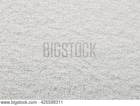 Close Up Background Texture Of White Expanded Polystyrene Balls