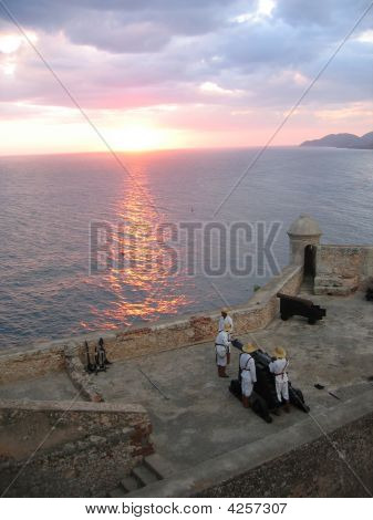 Atardecer en El Morro, Santiago De Cuba