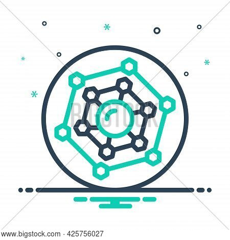 Mix Icon For Diagram Delineation Sketch Graph Record Strategy