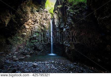 Cave Of The Partisans In The Taleggio Valley Brembana Bergamo Italy