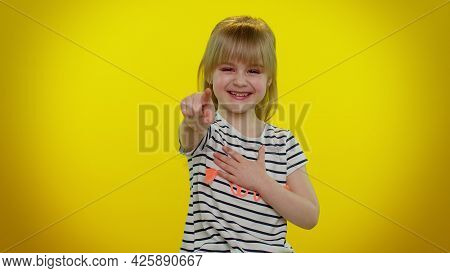 Blonde Teen Kid Child Girl Laughing Out Loud After Hearing Ridiculous Anecdote, Funny Joke, Feeling 