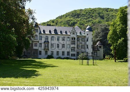 Burg Namedy, May 15th 2020, Andernach-namedy, Germany - During Lockdown The Rebuilt Castle Was Compl