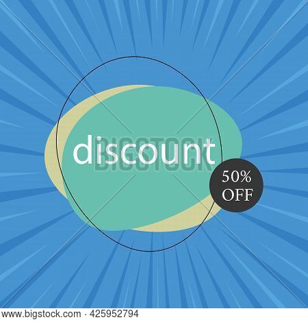 Percentage Discount Banner Icon.10 20 30 40 50 60 70 80 90 Percent Sale. Vector Illustration Eps 10