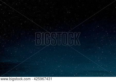 Starry night sky background illustration