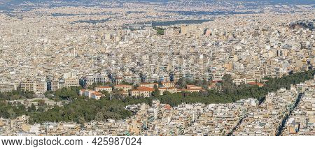 Cityscape Aerial View, Athens, Greece