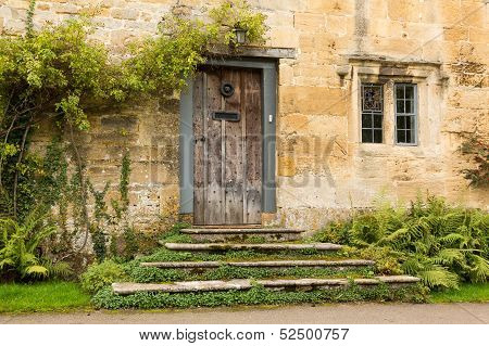 Old Houses In Cotswold District Of England