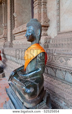 Buddha At Hor Phakao (haw Pha Kaew). Vientiane. Laos.
