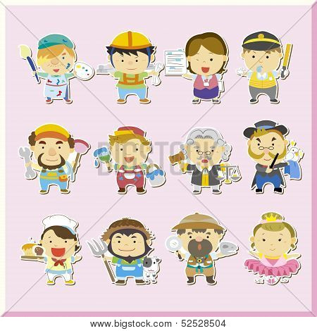 Illustration Of Jobs Of The World