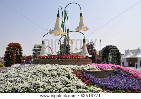 Dubai Miracle Garden in the UAE