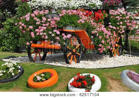 Dubai Miracle Garden in the UAE
