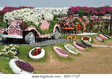Dubai Miracle Garden in the UAE