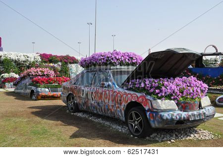 Dubai Miracle Garden in the UAE