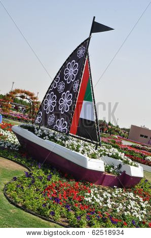 Dubai Miracle Garden in the UAE