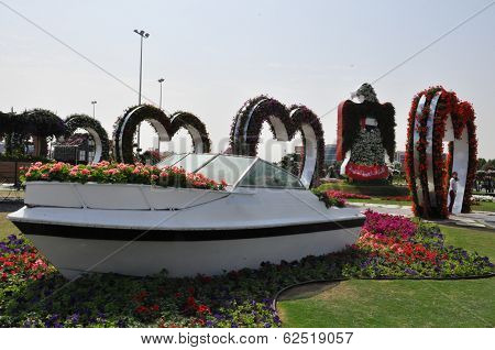 Dubai Miracle Garden in the UAE