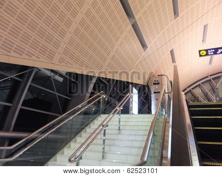 Oud Metha Metro Station in Dubai, UAE