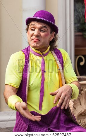 ODESSA, UKRAINE - APRIL 1: participants of a festival Humorina in Odessa on April 1, 2014. Humorina is a great humor fest, annually held in Odessa on the April Fool's Day