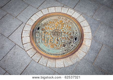 Budapest Rusted Sewer Cap