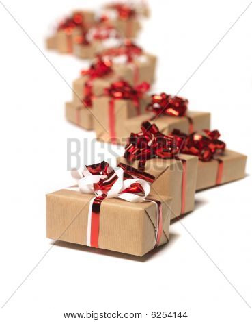 Weihnachtsgeschenke in Folge