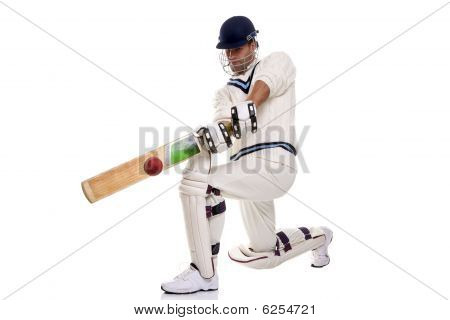 Giocatore di cricket giocare Ashot