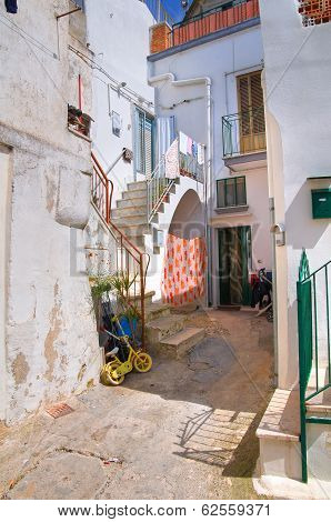 Alleyway. Montescaglioso. Basilicata. Italy.