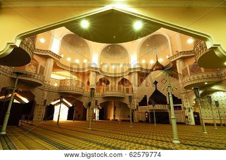 Main Prayer Hall of Royal Town Mosque Klang