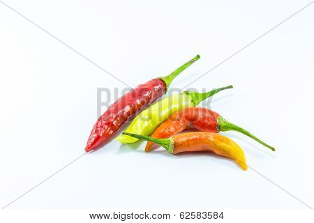 Red And Green Hot Chili Peppers