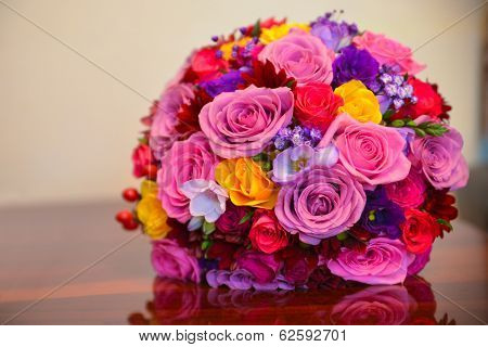 Bouquet Of Colorful Flowers