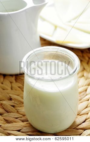 some dairy products such as yogurt, milk or cheese