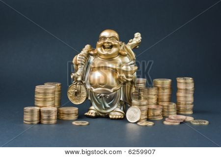 Statuette dorée
