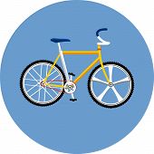 Bike  flat icon
