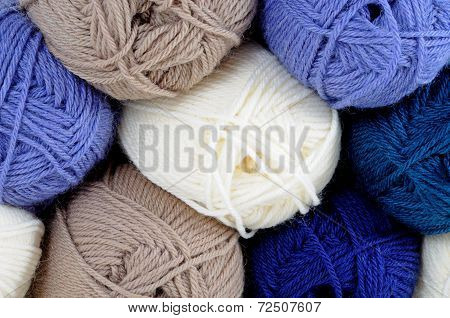 Balls of wool,