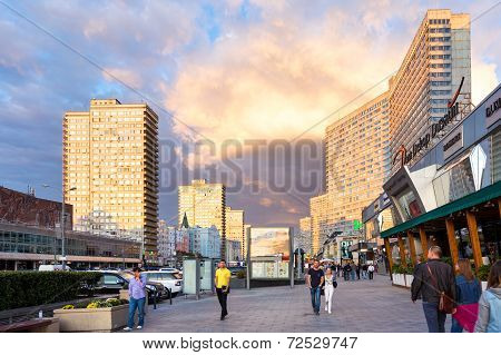 New Arbat Avenue. Moscow. Russia