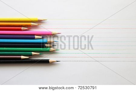 Colored pencils