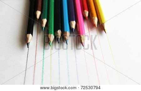 Colored pencils