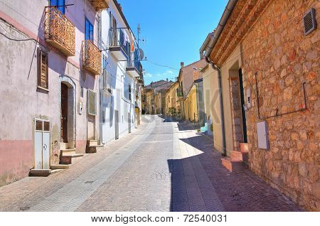 Alleyway. Pietragalla. Basilicata. Southern Italy.