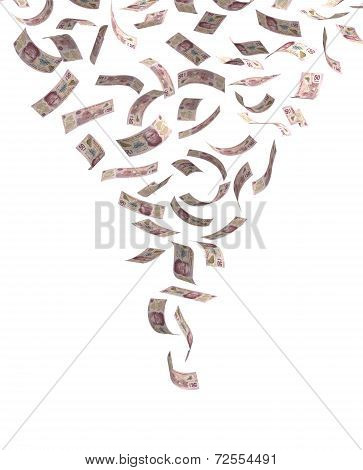 Flying Mexican Pesos