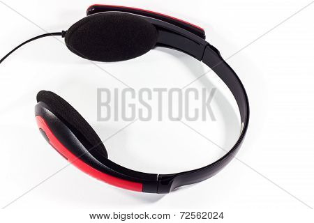 Headphones Isolated On White Background