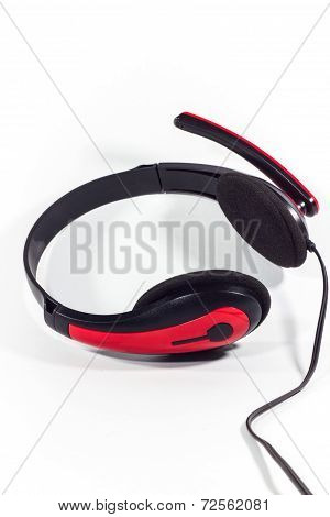 Headphones Isolated On White Background