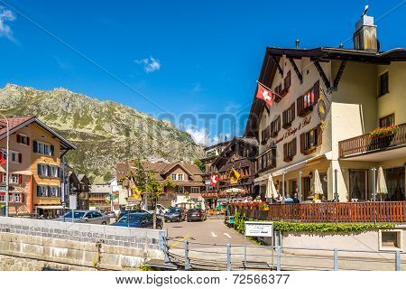 In The Streets Of Andermatt