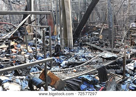 Burned Factory