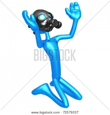Wearing Gasmask In Praise