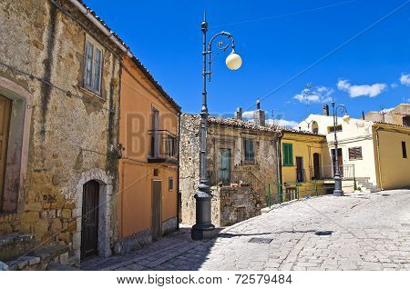 Alleyway. Pietragalla. Basilicata. Southern Italy.