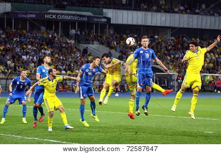 Uefa Euro 2016 Qualifying Game Ukraine Vs Slovakia