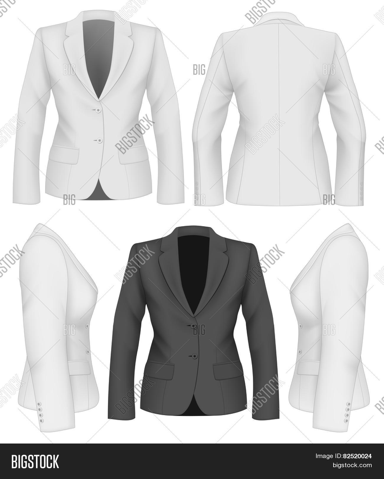 Ladies Suit Jacket Vector & Photo (Free Trial) Bigstock