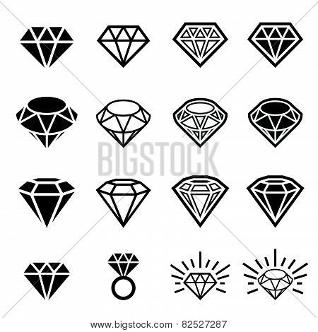 Diamond Icon Set