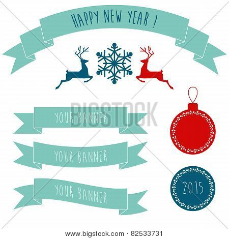 Holiday Banners and Stickers